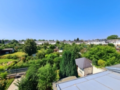 Ausblick vom DG ins Grüne 