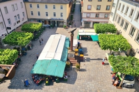 Wochenmarkt auf dem Waisenhausplatz