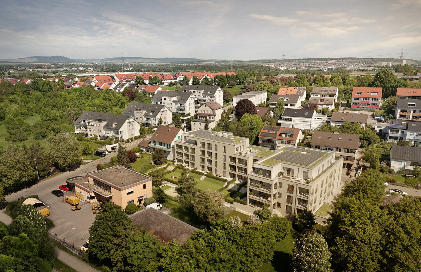 Immobiliensuche Detail View | Image Name - Image Alt Vogelperspektive