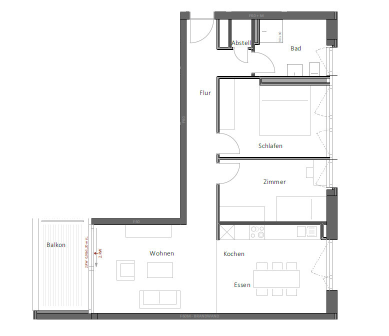 Immobiliensuche Detail View | Image Name - Image Alt Grundriss C1.1