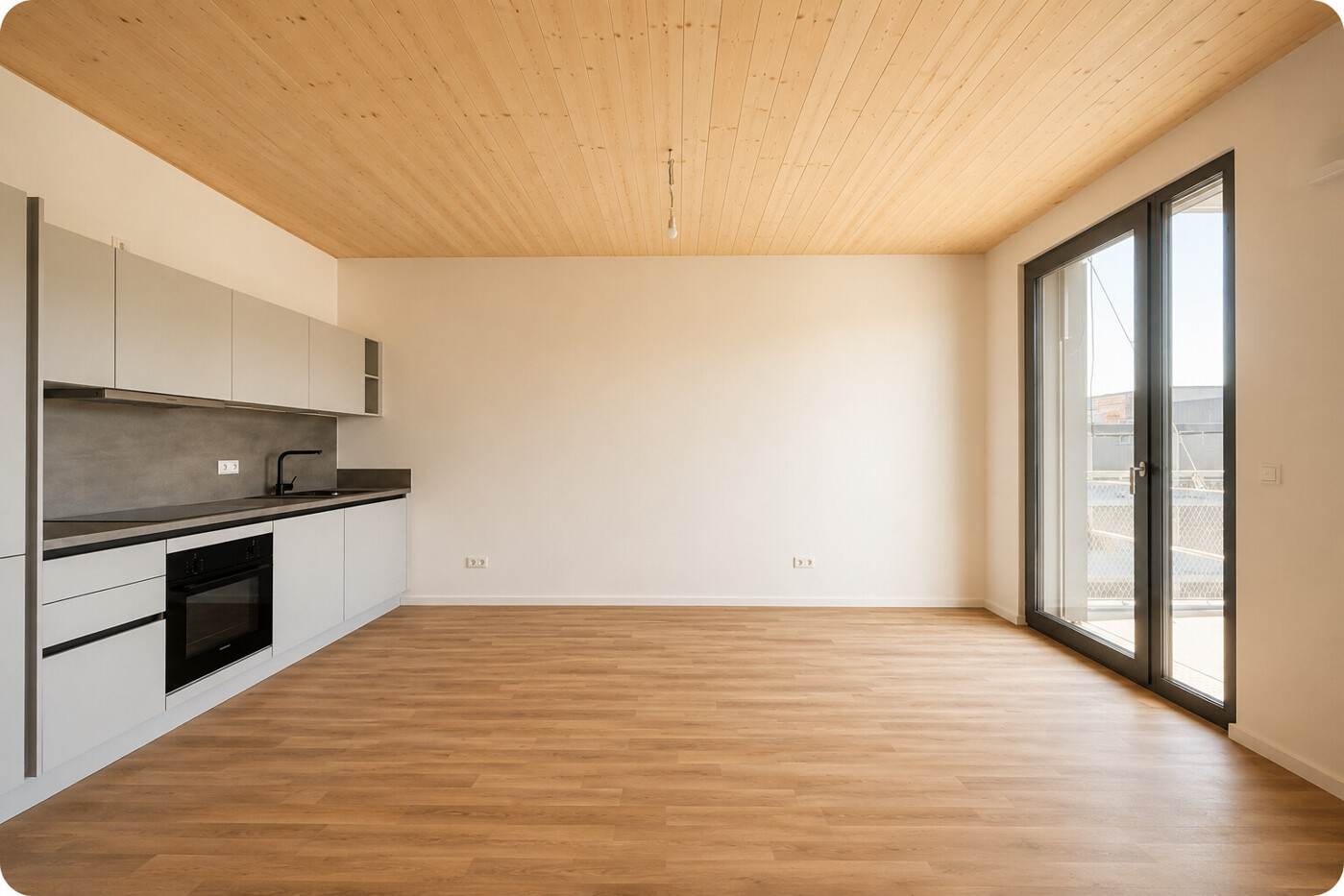 Wohnzimmer - vergleichbare Wohnung (KI überarbeitet)
