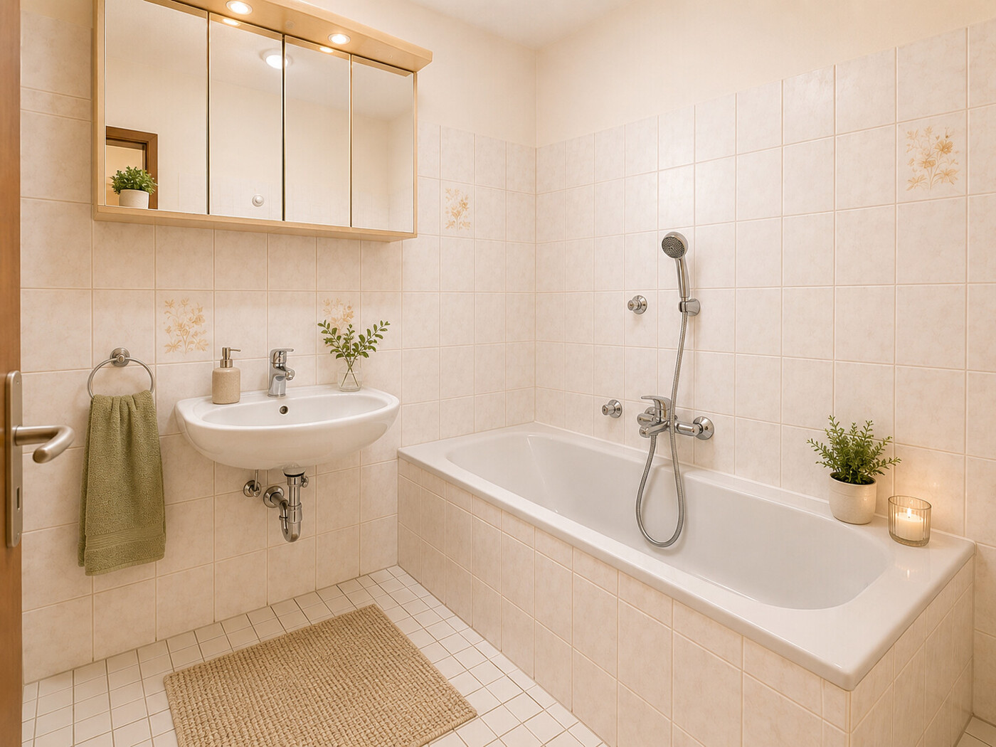 Badezimmer - Unverbindliche Visualisierung KI-generiert