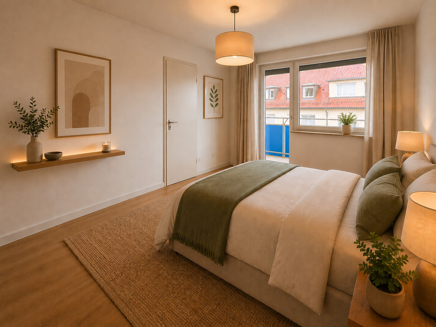Schlafzimmer - Unverbindliche Visualisierung KI-generiert
