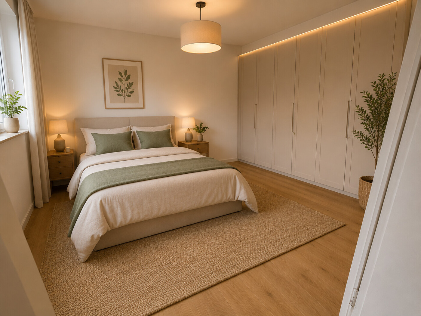 Schlafzimmer - Unverbindliche Visualisierung KI-generiert