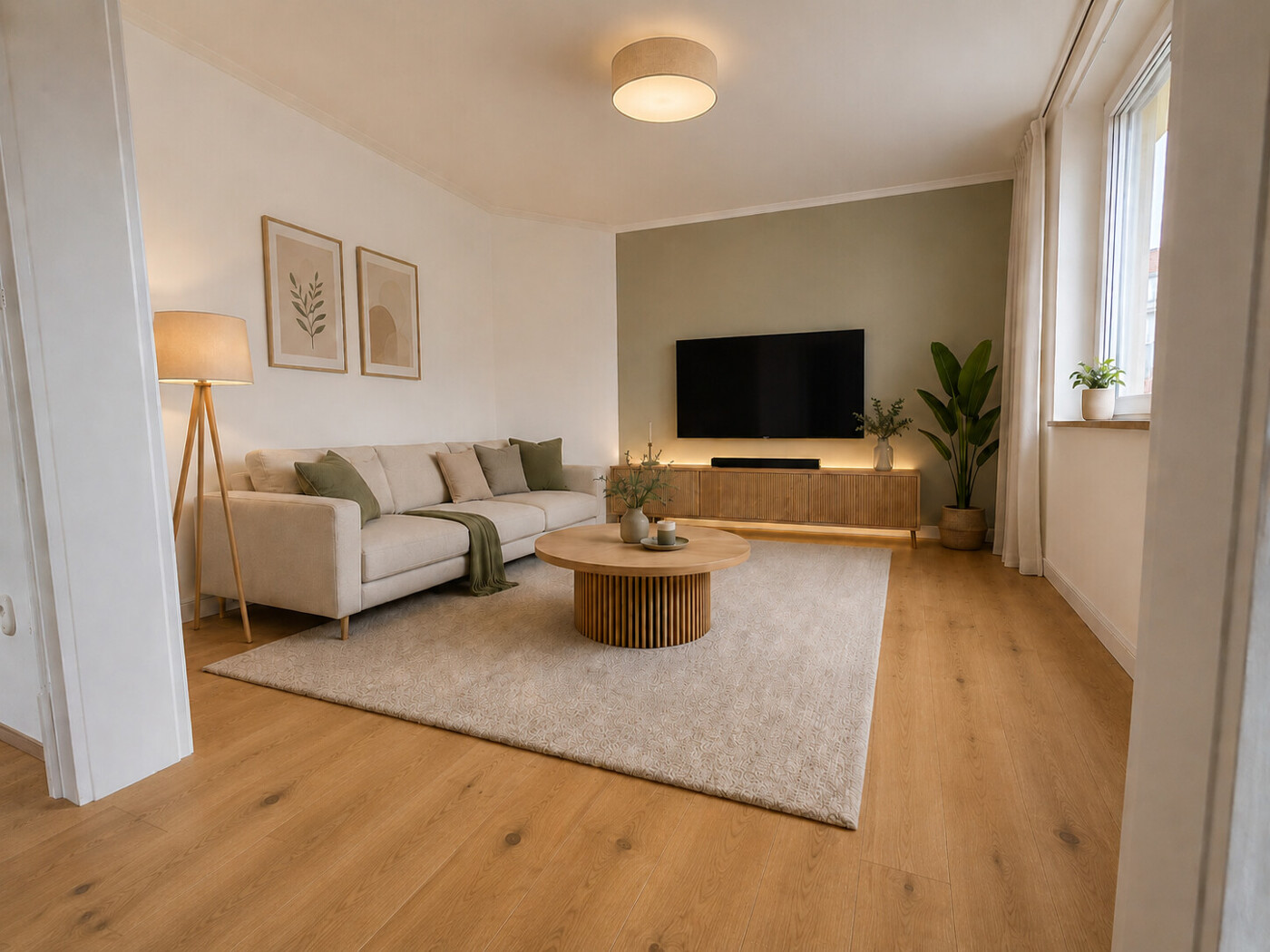 Wohnzimmer - Unverbindliche Visualisierung KI-generiert