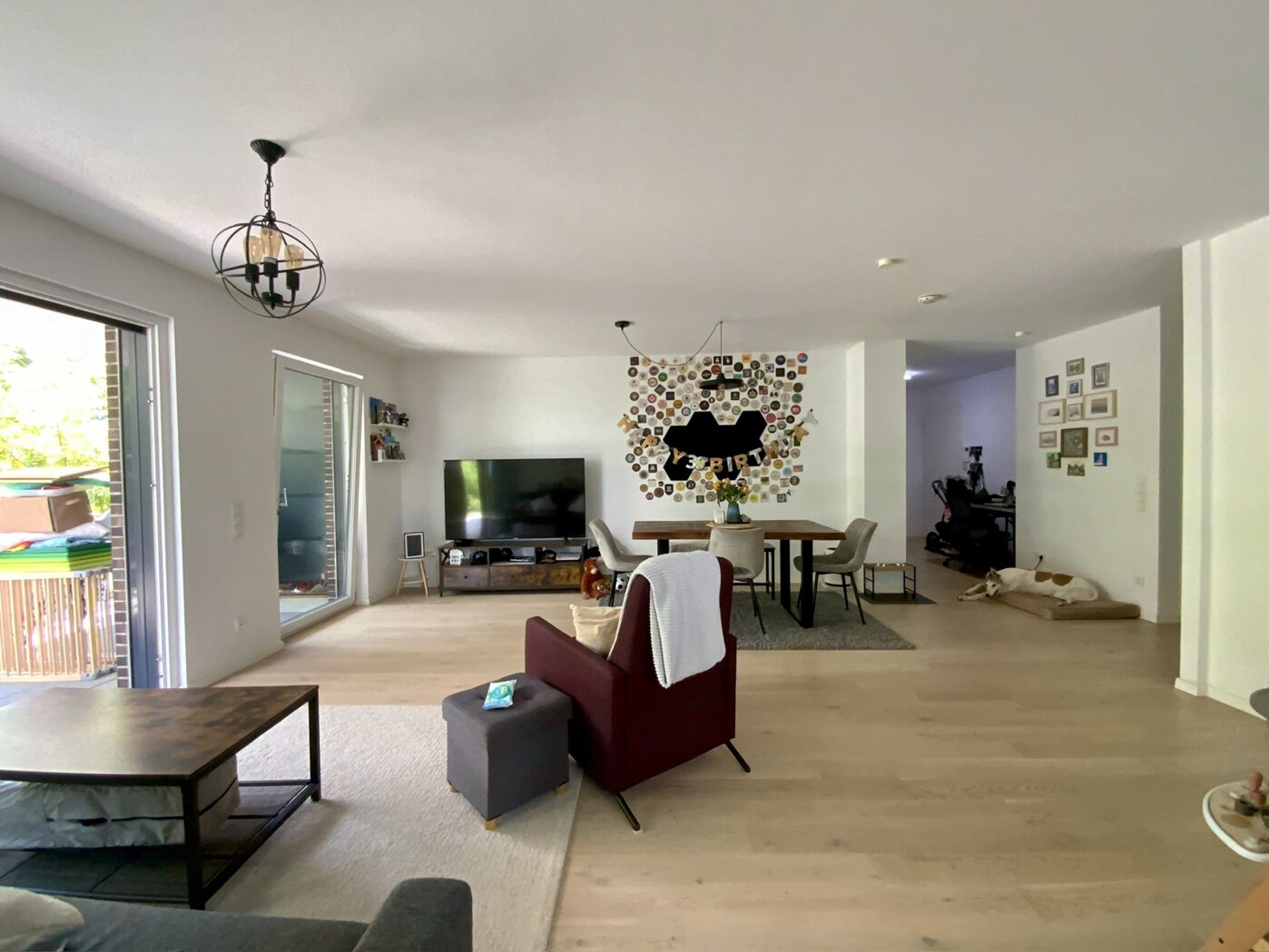 Wohnzimmer - vergleichbare Wohnung