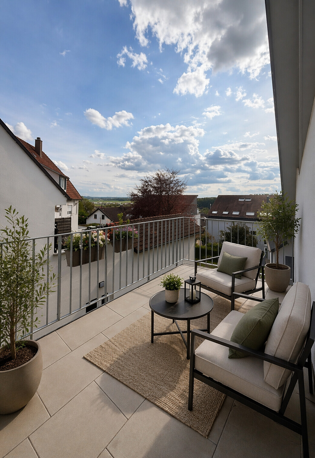 Immobiliensuche Detail View | Image Name - Image Alt Balkon - KI generiert