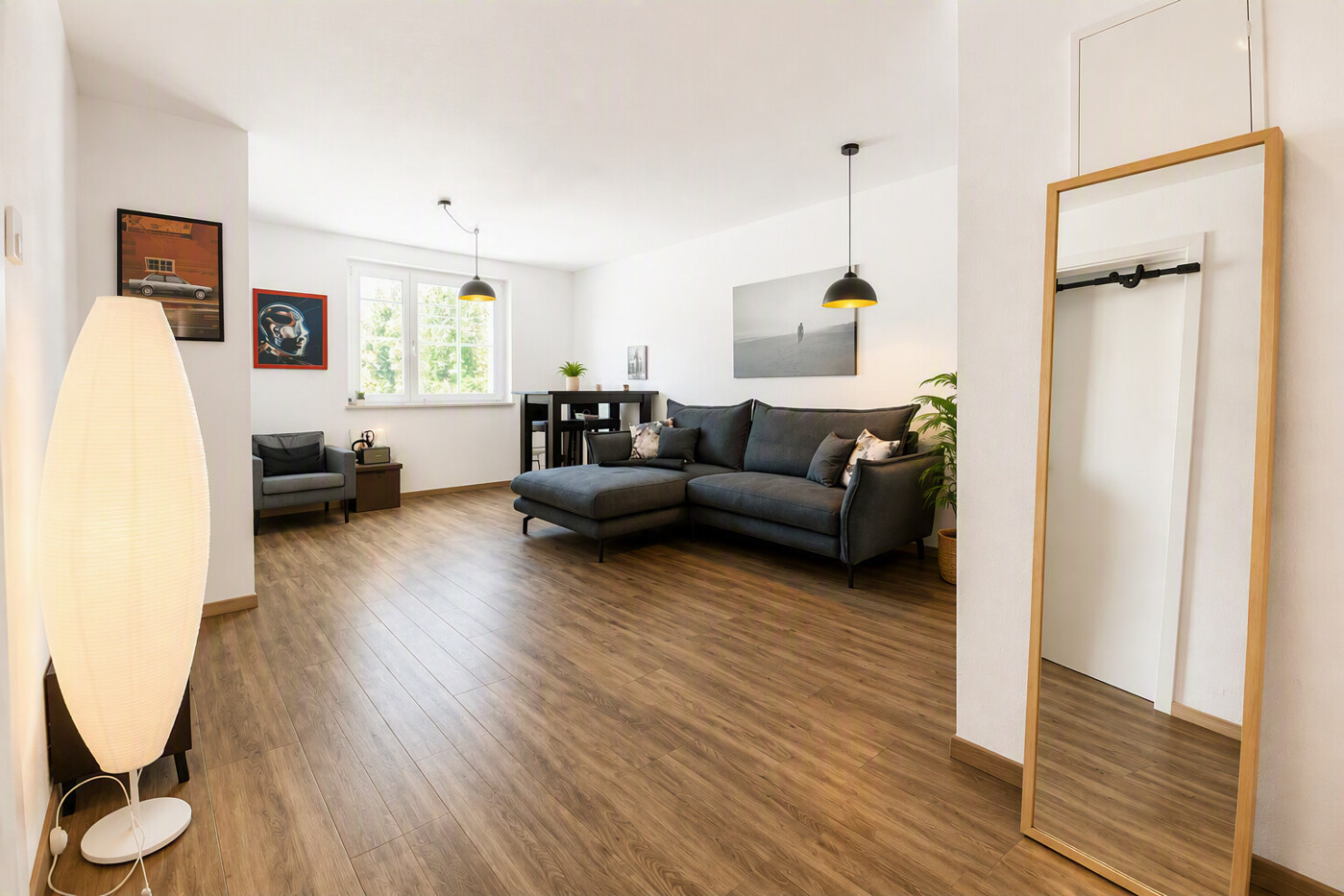 Wohnzimmer - KI-überarbeitet