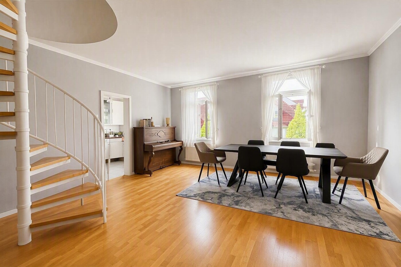 Wohn- und Esszimmer - KI generiert