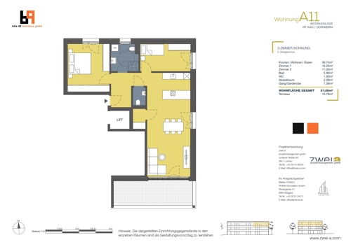 Grundriss ohne Maßstab
