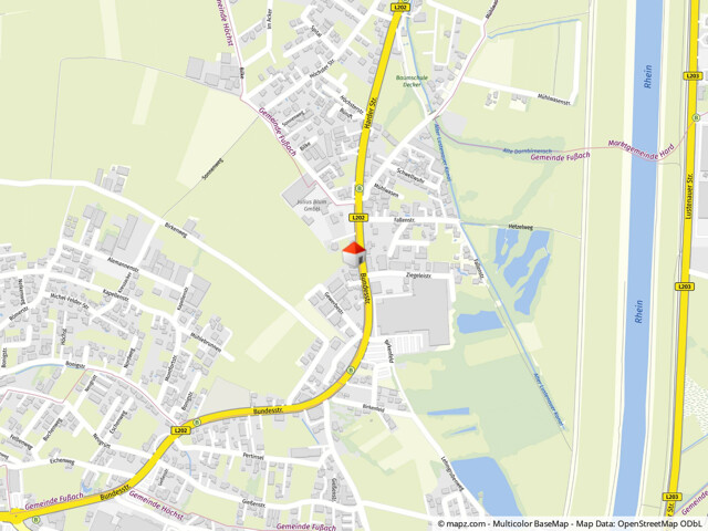 Geolyzer Kartenausschnitt