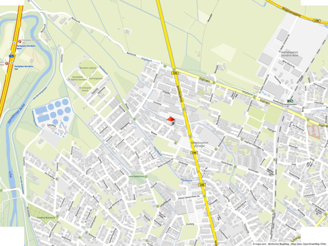 Geolyzer Kartenausschnitt