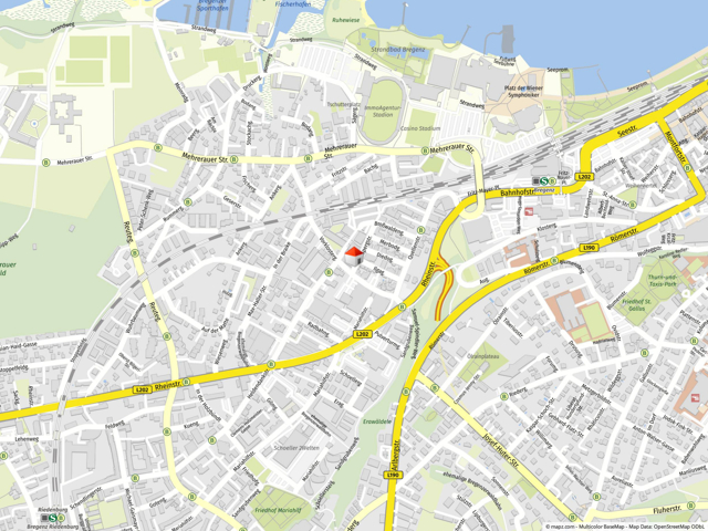 Geolyzer Kartenausschnitt