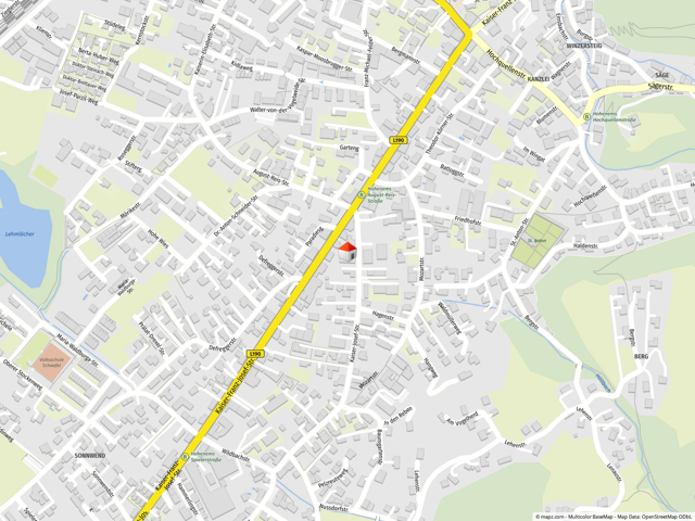 Geolyzer Kartenausschnitt