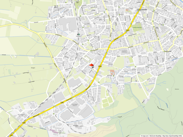 Geolyzer Kartenausschnitt