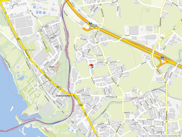 Geolyzer Kartenausschnitt