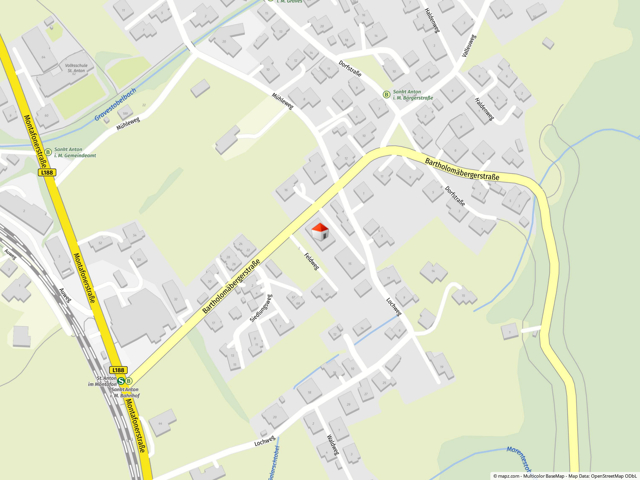 Geolyzer Kartenausschnitt