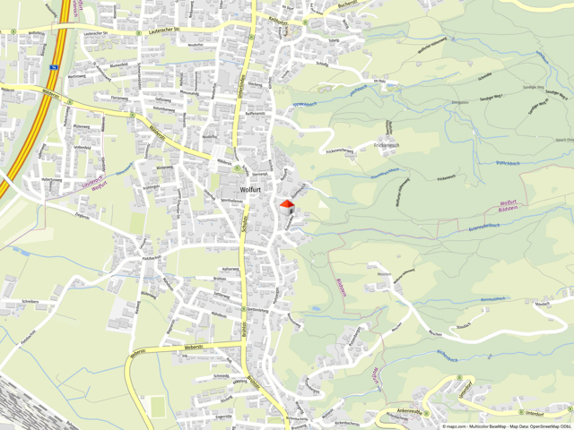 Geolyzer Kartenausschnitt