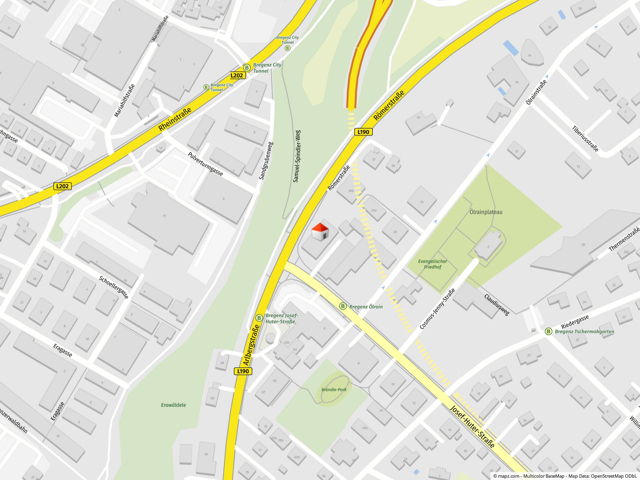 Geolyzer Kartenausschnitt