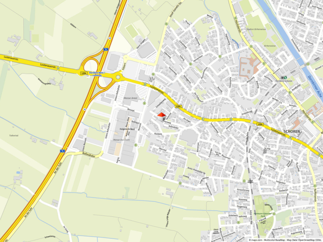 Geolyzer Kartenausschnitt