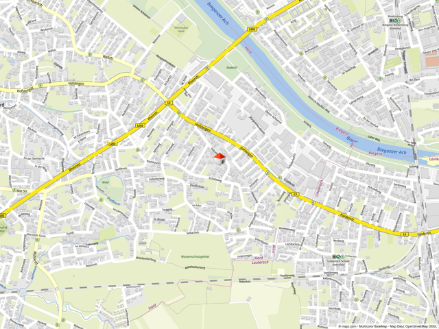 Geolyzer Kartenausschnitt