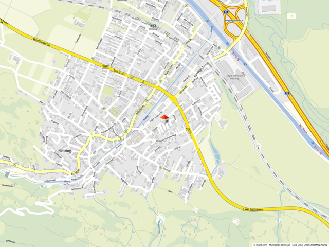 Geolyzer Kartenausschnitt