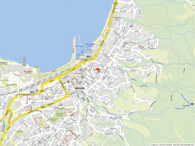 Geolyzer Kartenausschnitt