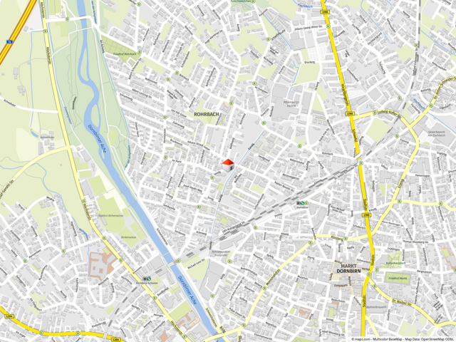 Geolyzer Kartenausschnitt