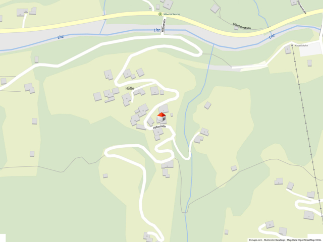 Geolyzer Kartenausschnitt