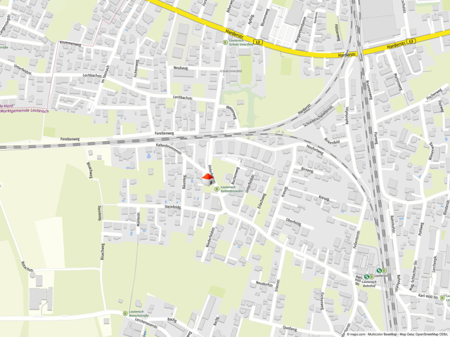 Geolyzer Kartenausschnitt