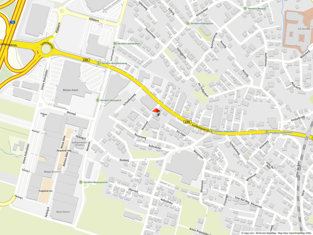 Geolyzer Kartenausschnitt