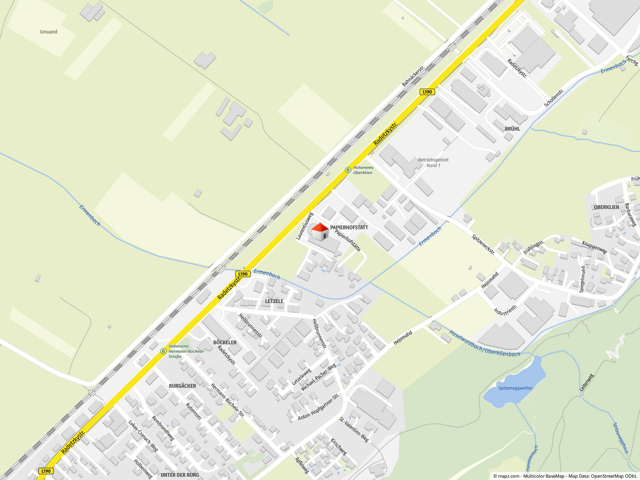 Geolyzer Kartenausschnitt