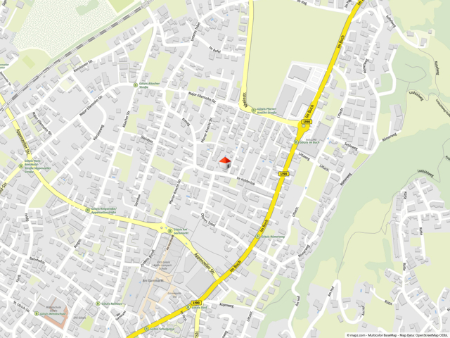 Geolyzer Kartenausschnitt