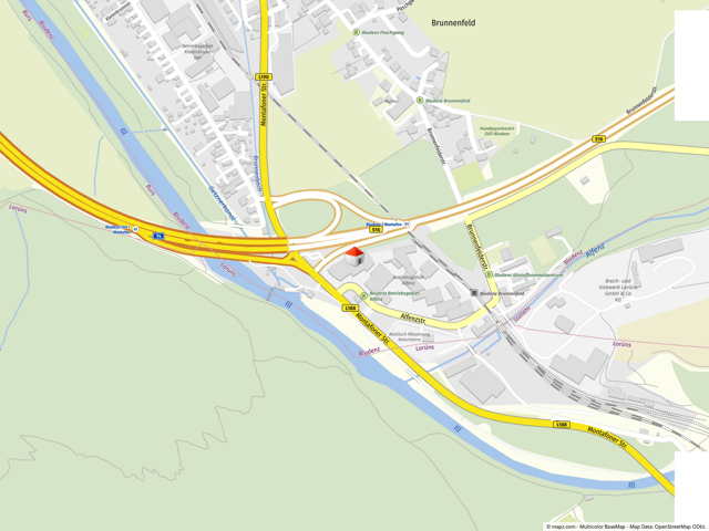 Geolyzer Kartenausschnitt