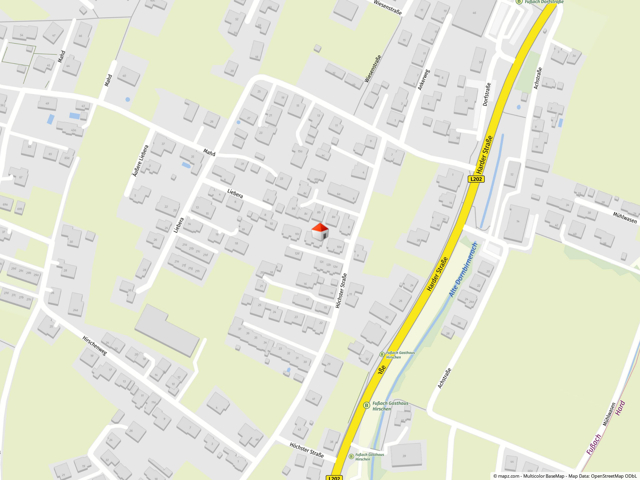 Geolyzer Kartenausschnitt