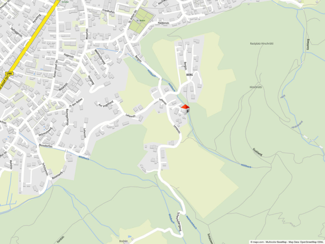 Geolyzer Kartenausschnitt