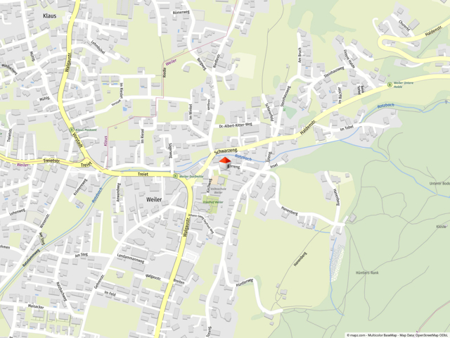 Geolyzer Kartenausschnitt