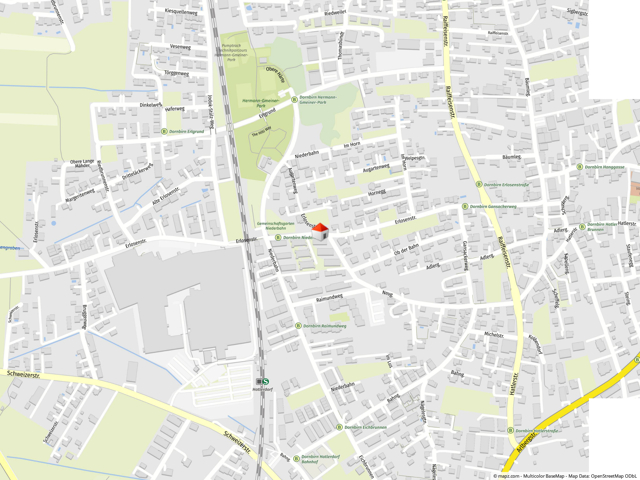 Geolyzer Kartenausschnitt