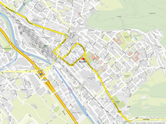 Geolyzer Kartenausschnitt