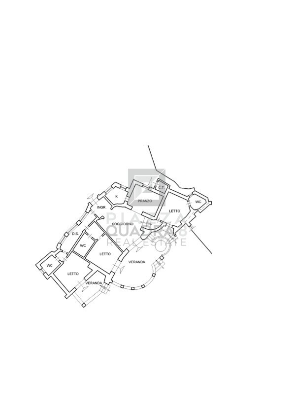 Plan Villa I Gigli - Interni