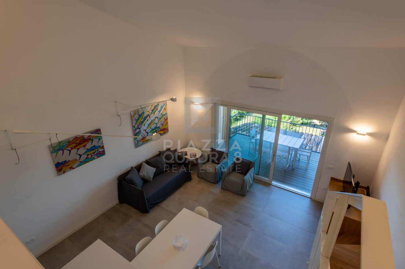 Vista da soppalco