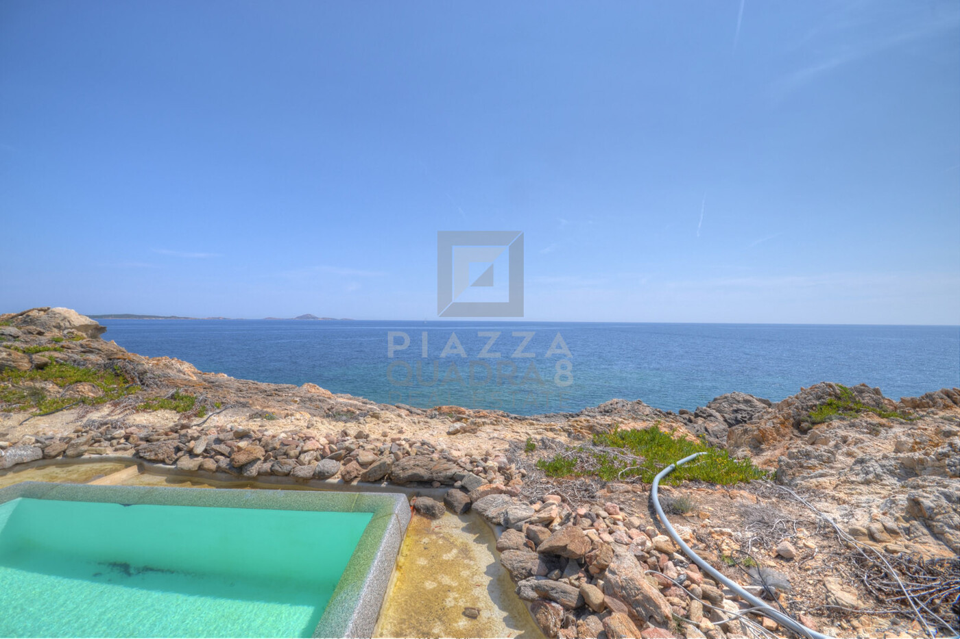 Vista da piscina