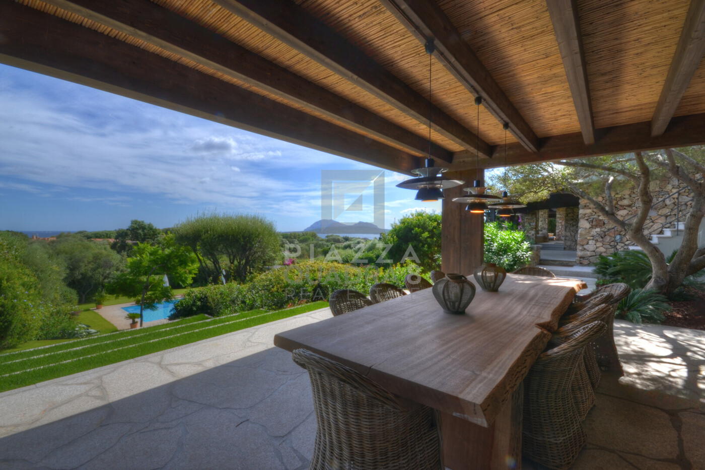Zona BBQ e vista