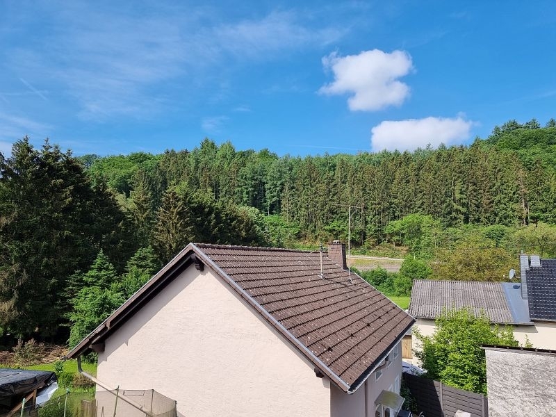 Blick vom Balkon