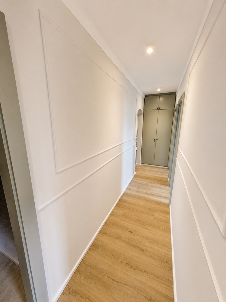 Durchgang Korridor mit Design Elementen