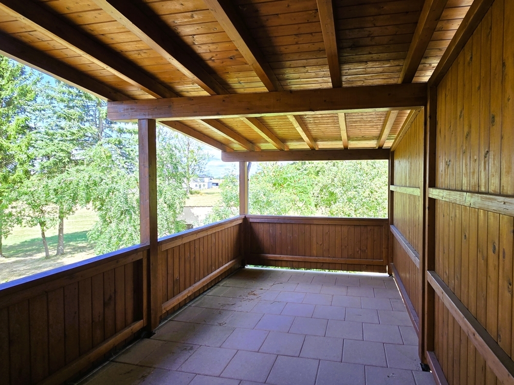 Überdachte Loggia