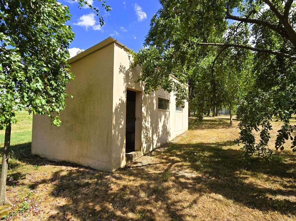 Praktischer freistehender Unterstand im Garten 