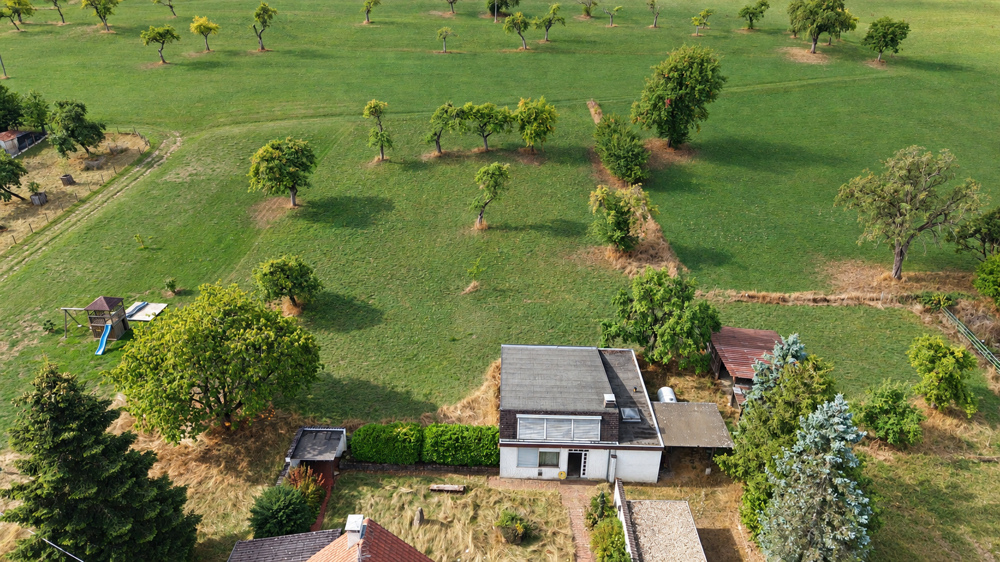 Blick auf das Anwesen hinter dem Haus 