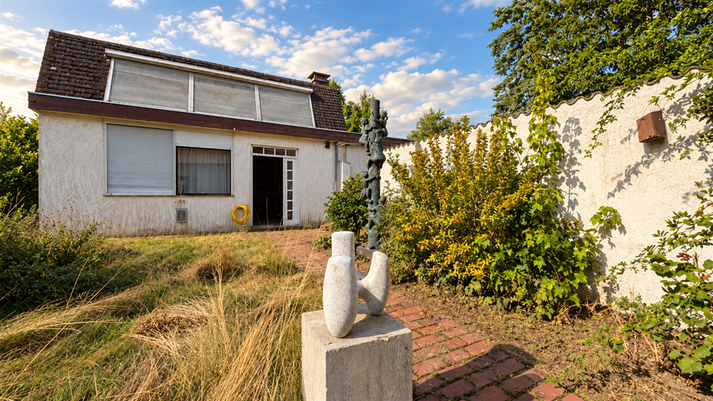 Innenhof mit Zugang zum Atelier