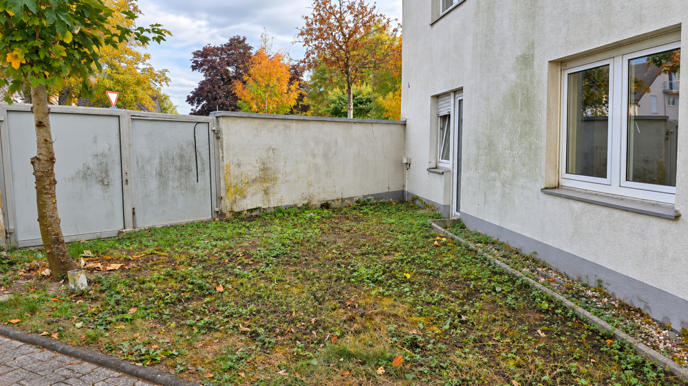 Kleine Gartenfläche mit Raum für Ihre Gestaltungsideen